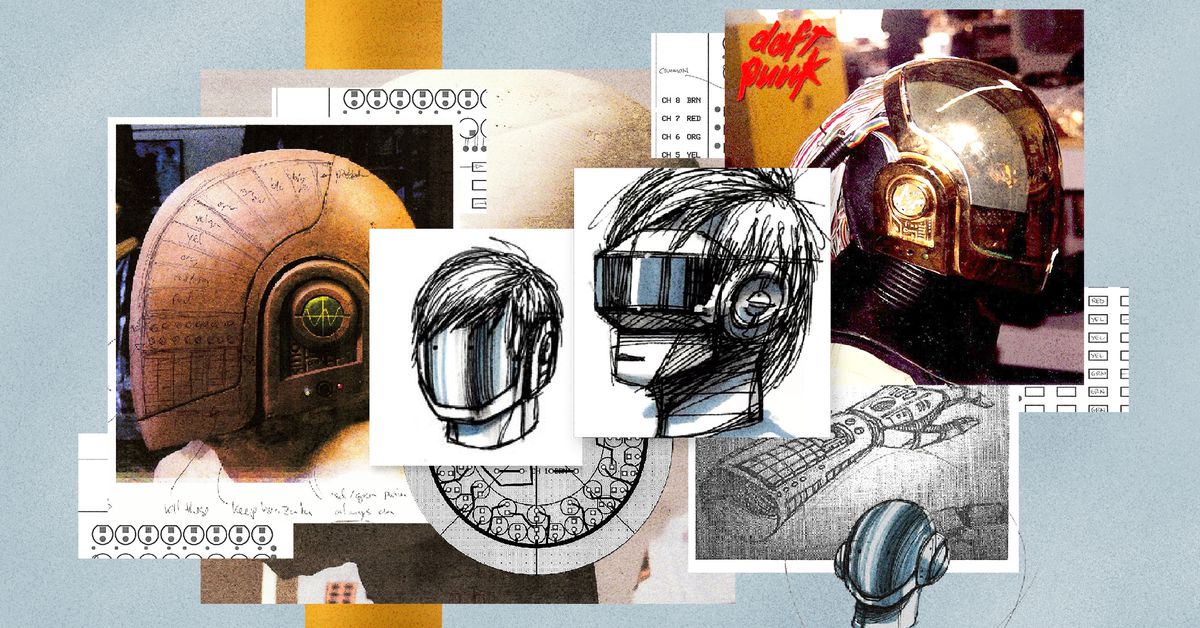 Today I learned how the Daft Punk robot helmets were created