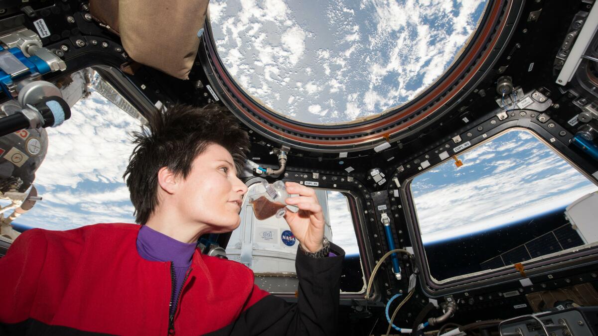 NASA's sci-fi space cup holds a drink without gravity