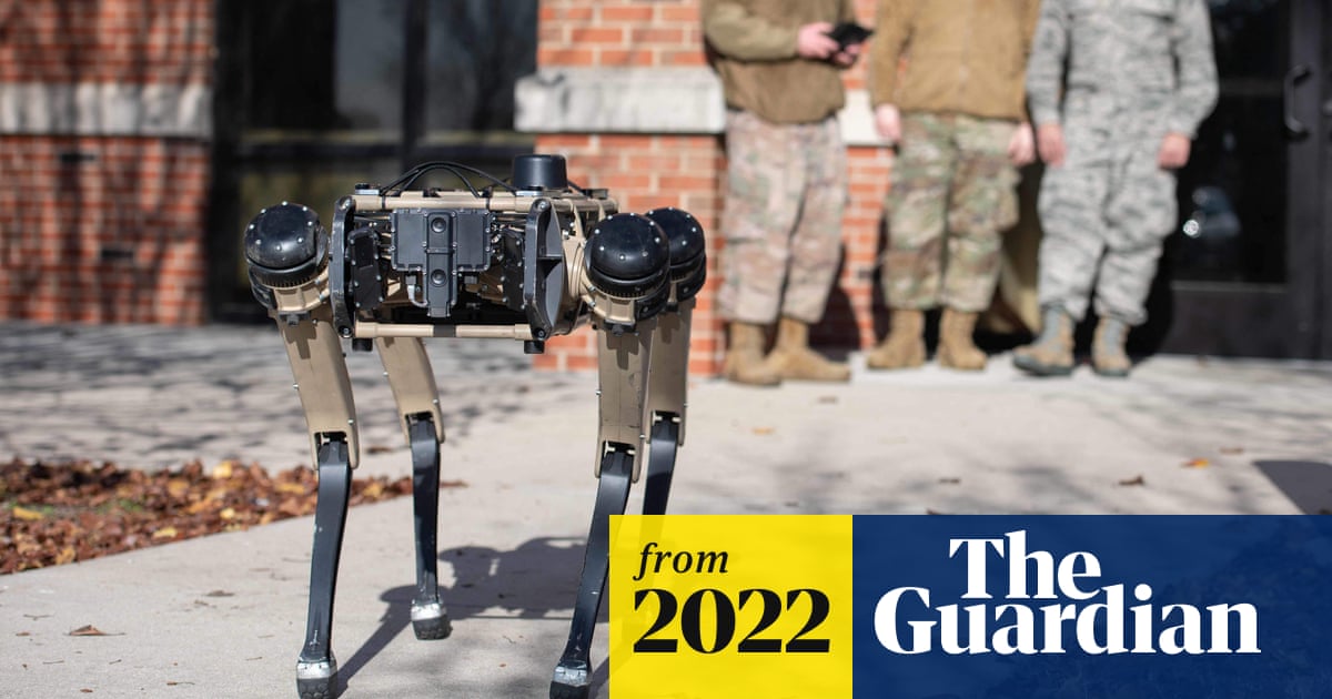 Dystopian robot dogs are the latest in a long history of US-Mexico border surveillance