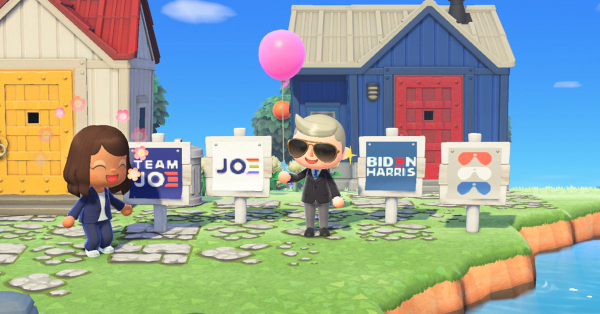 Biden campaign launches official Animal Crossing: New Horizons yard signs