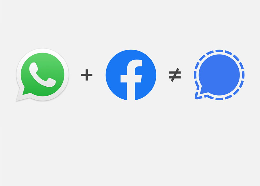 Signal visualiza en una campaña lo que las redes sociales saben de ti y Facebook se enfada - Gràffica
