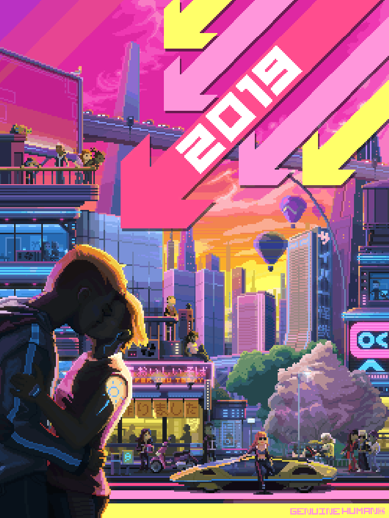 Pixel artist Jason Tammemagi shares his love of cyberpunk, retrowave and 1980s culture