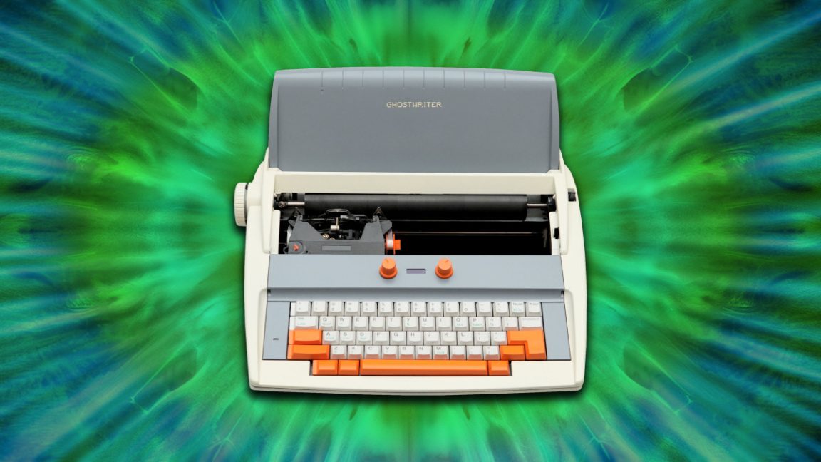 Meet Ghostwriter, a haunted AI-powered typewriter that talks to you