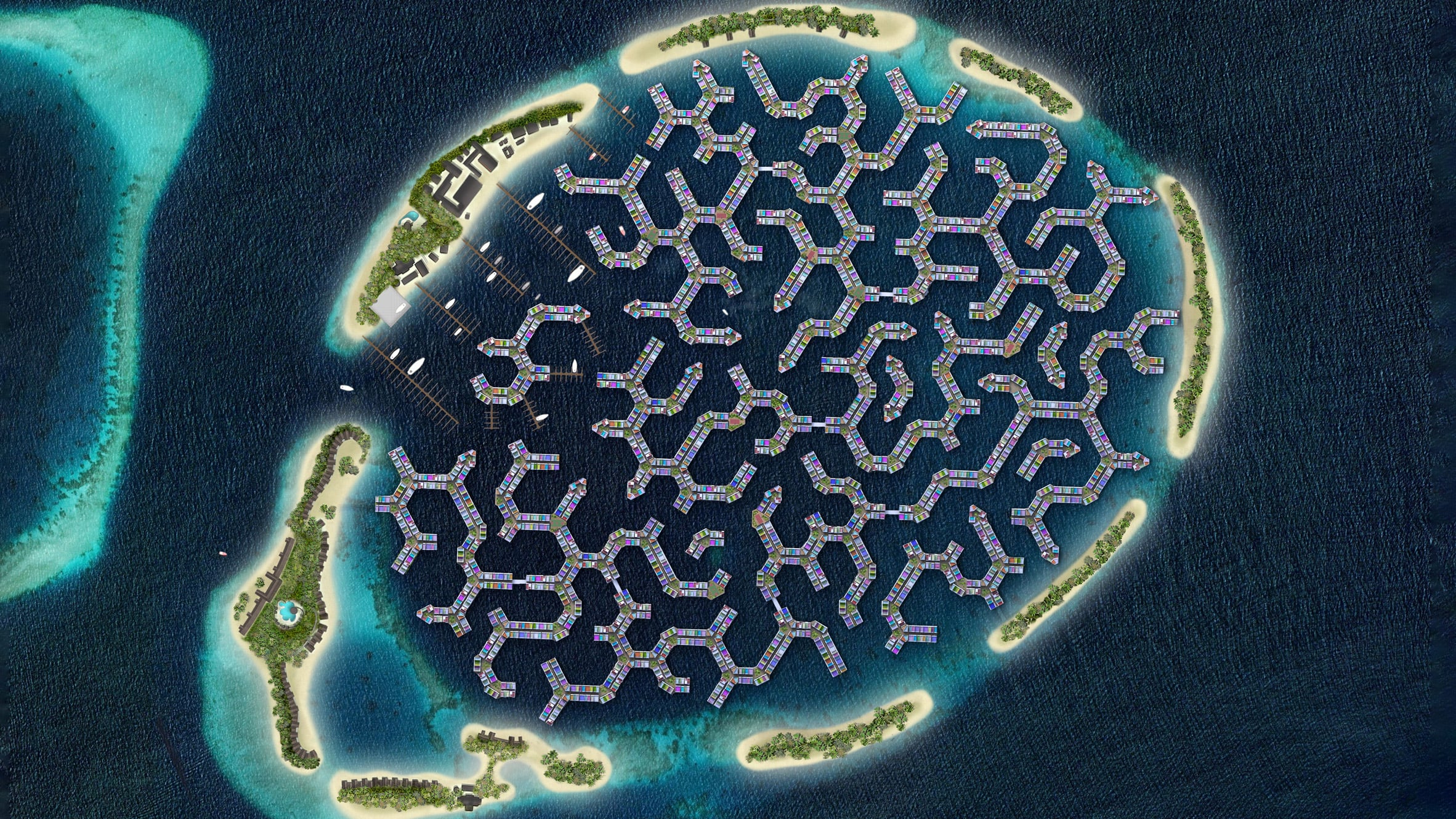 The Maldives reveals plans for floating city to cope with rising sea levels