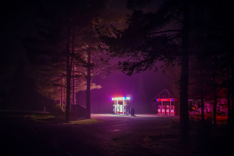 Photographs by Maria Lax of her small hometown in Finland, a hotspot for UFO sightings in the 1960s