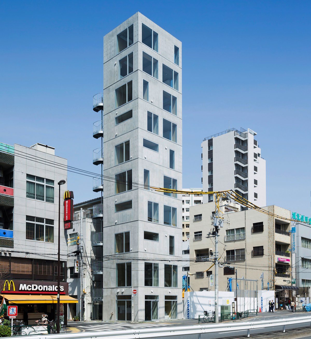 Penshirubiru, los edificios lápiz fruto de la individualización de Japón