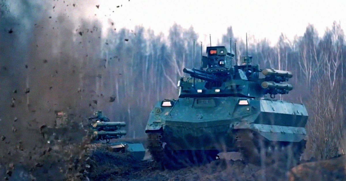 Russia Is Setting Up First Military Unit With Killer Robot Tanks