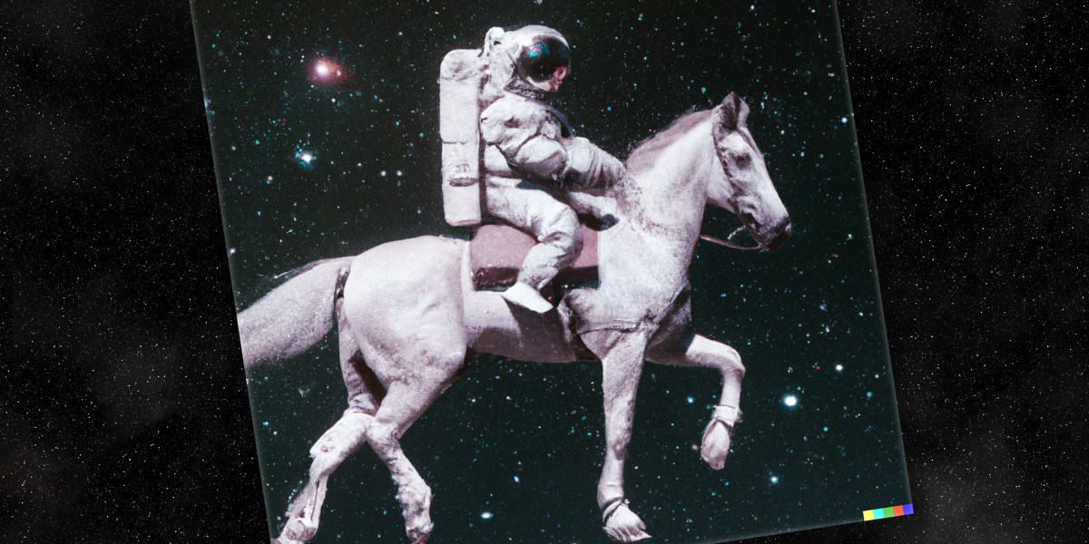 This horse-riding astronaut is a milestone on AI’s long road towards understanding