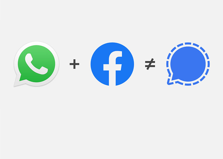 Signal visualiza en una campaña lo que las redes sociales saben de ti y Facebook se enfada