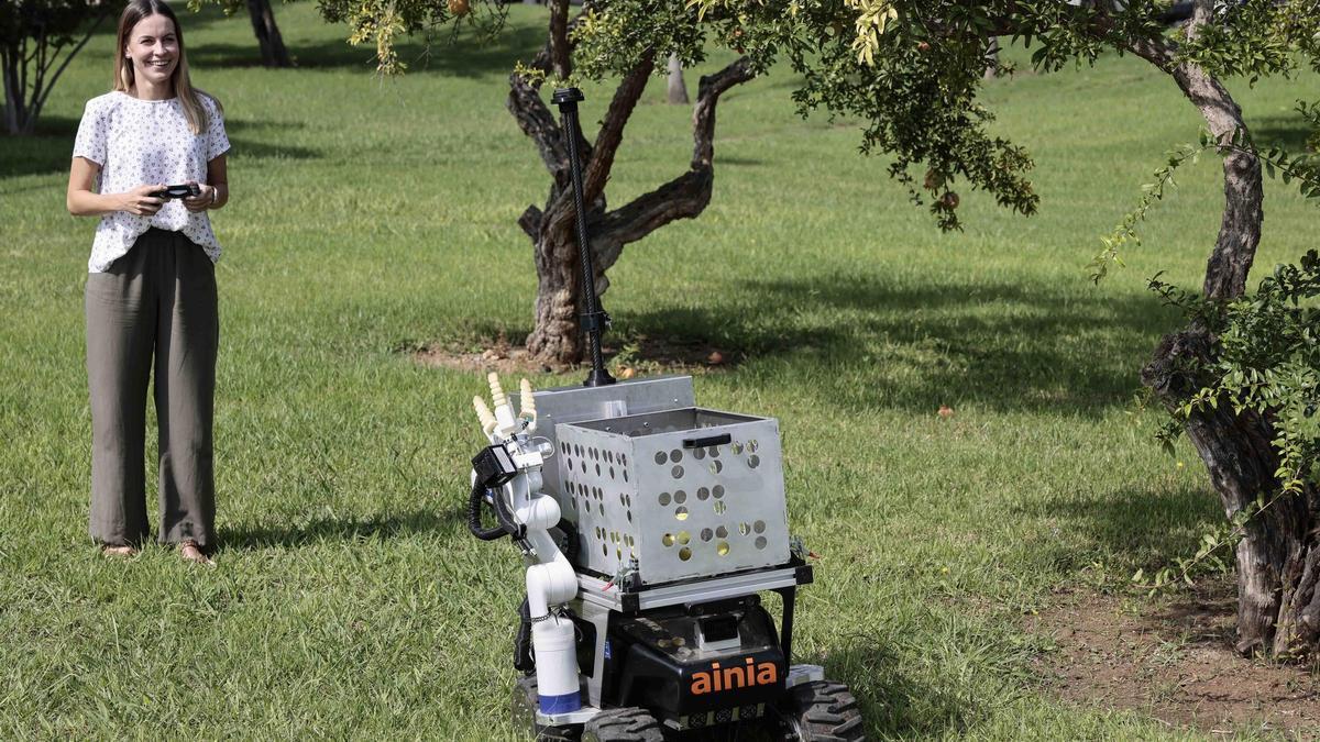 Ramonet, el robot que recoge fruta del suelo para evitar millones de toneladas perdidas