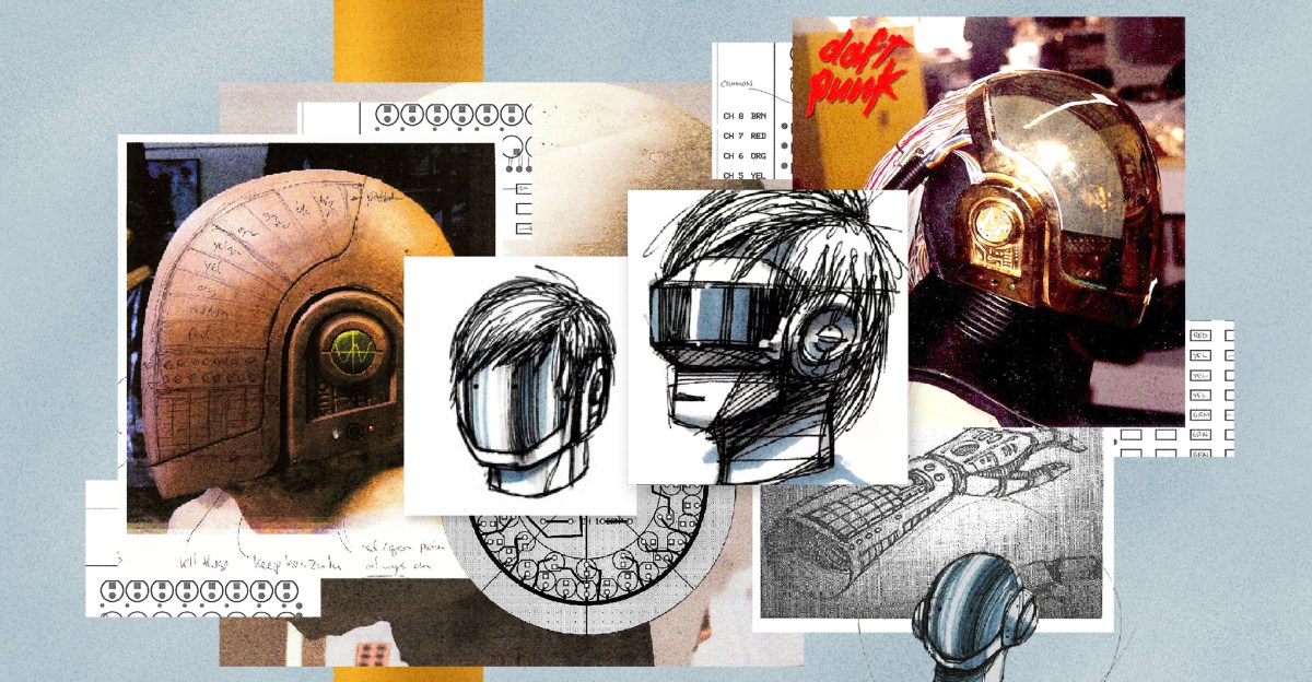 Today I learned how the Daft Punk robot helmets were created