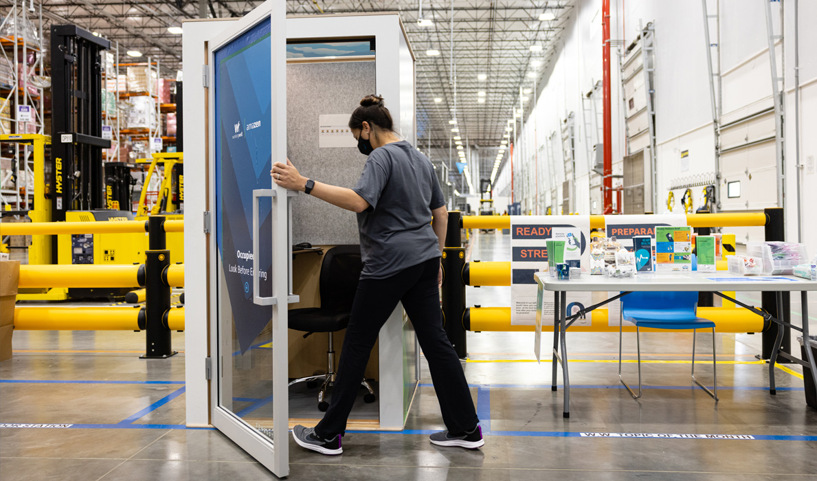 Amazon Says Sad Workers Can Shut Themselves in "Despair Closet"