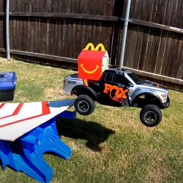 Autonomous Off-Road Food Delivery With Pixhawk