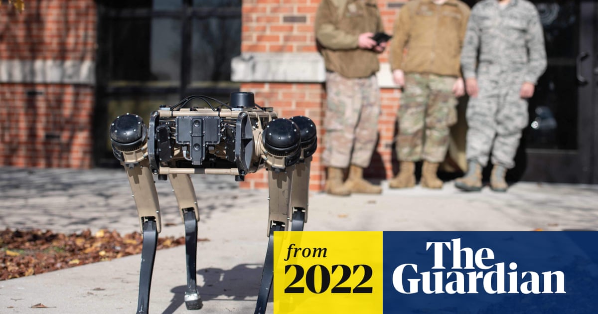 Dystopian robot dogs are the latest in a long history of US-Mexico border surveillance
