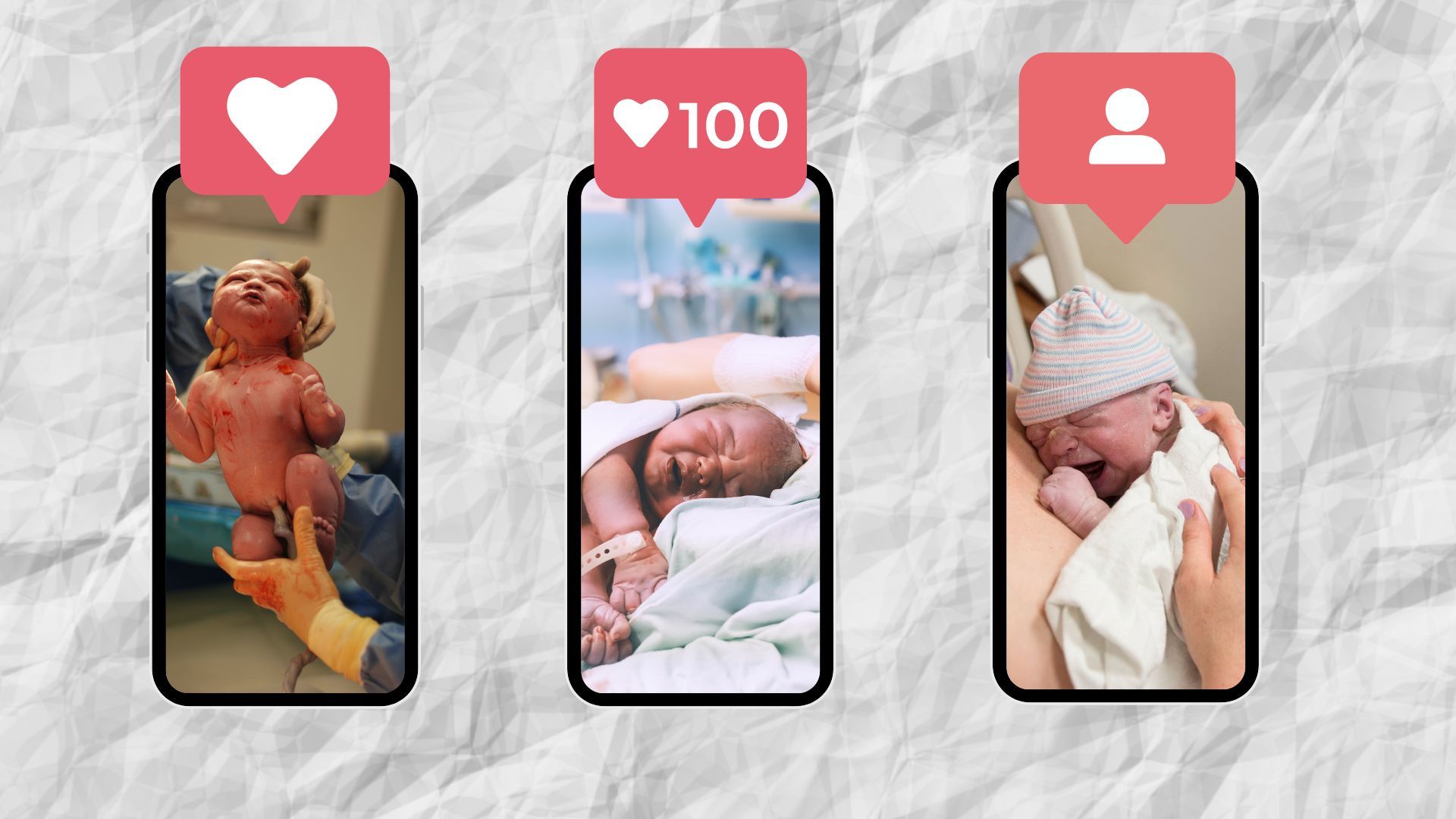 Partos virales: cuando miles de usuarios de Youtube e Instagram saben cómo has venido al mundo