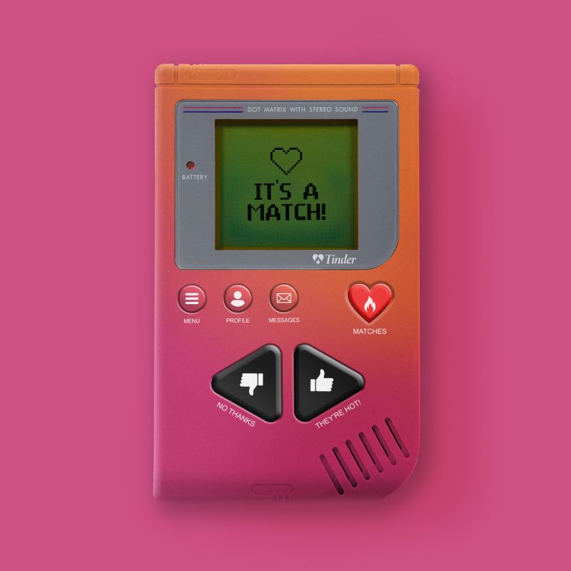 Today's apps like TikTok, Facebook and Tinder reimagined as their '90s counterparts