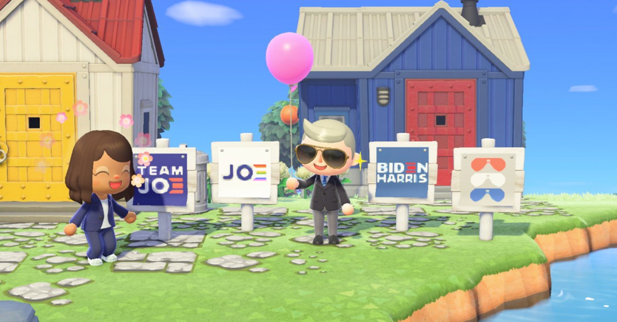 Biden campaign launches official Animal Crossing: New Horizons yard signs