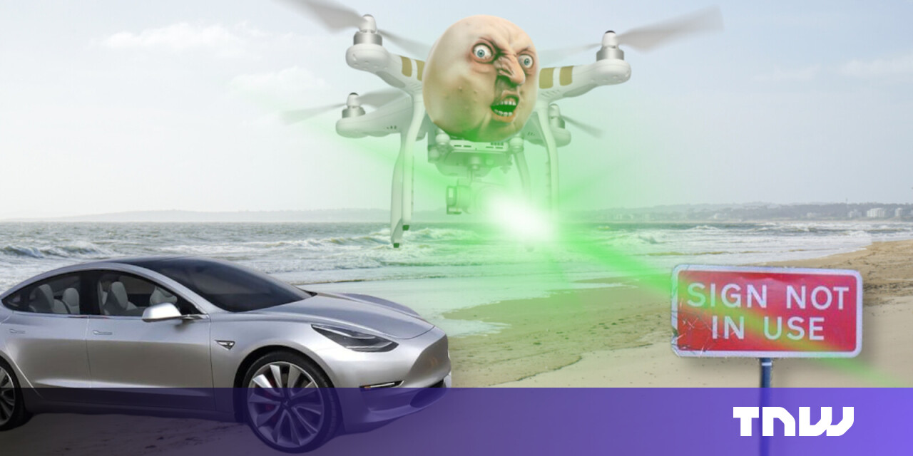Tesla’s Autopilot dangerously fooled by drone-mounted projectors