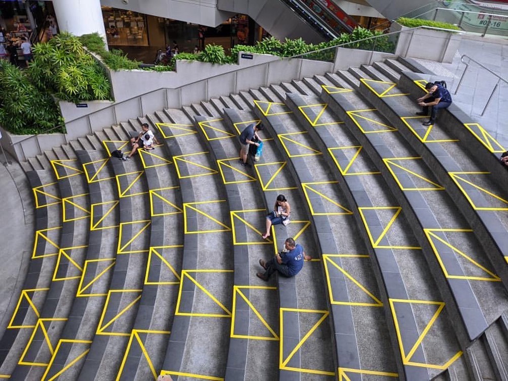 Tape As Pandemic Architectural Element