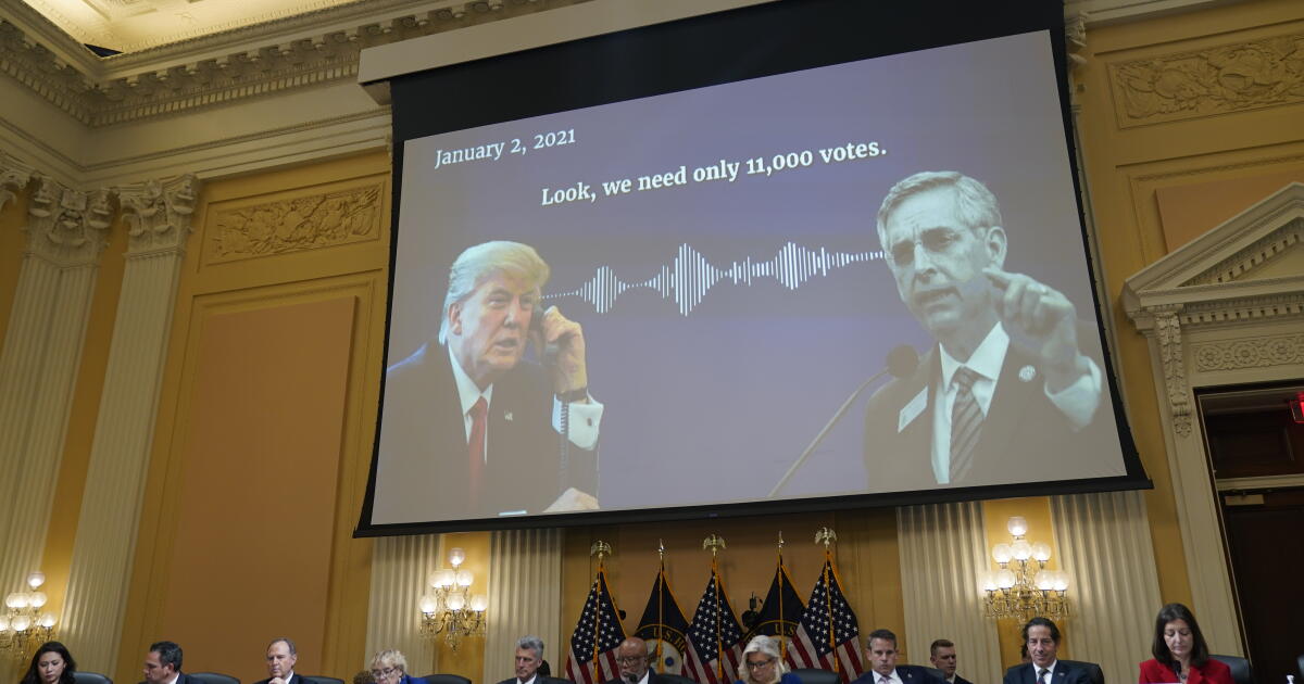 Trump plan to declare election victory 'premeditated,' committee says