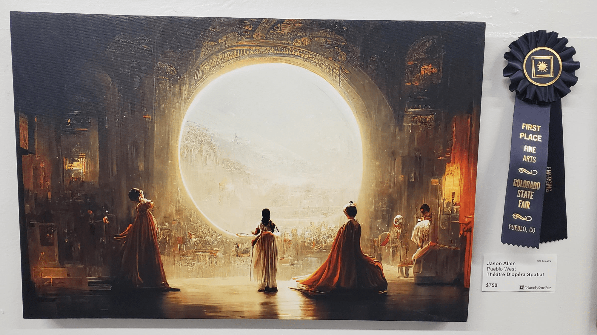 An AI-Generated Artwork Won First Place at a State Fair Fine Arts Competition, and Artists Are Pissed