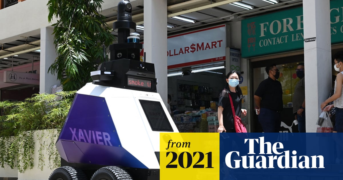 ‘Dystopian world’: Singapore patrol robots stoke fears of surveillance state