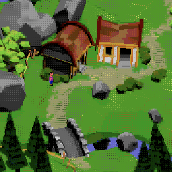 Explore This 3D World Rendered In ASCII Art